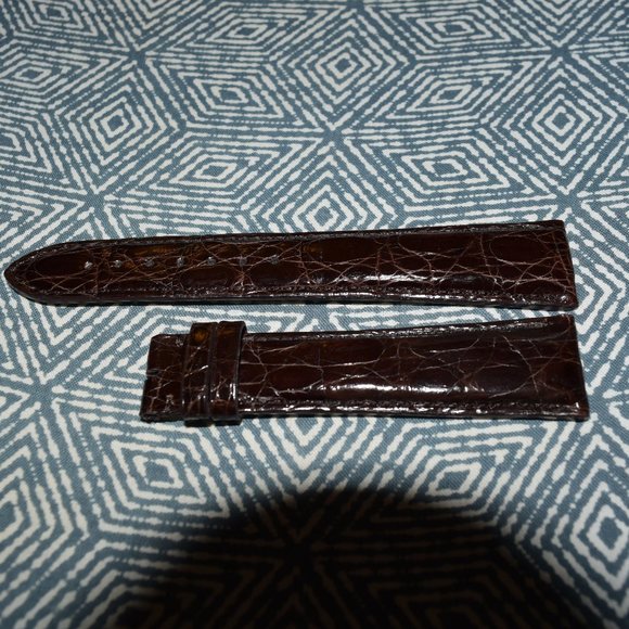 Hadley Roma Crocodile Watch Strap 22MM L - Picture 1 of 3